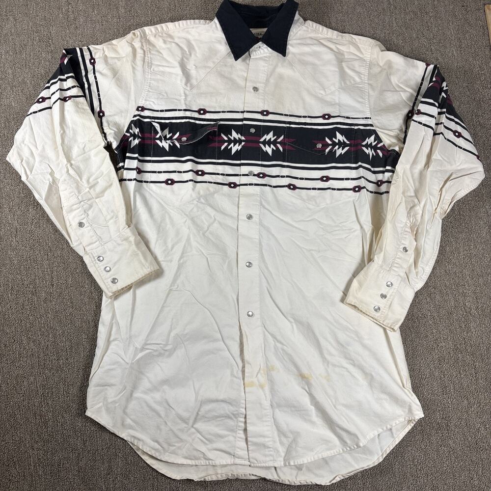 Vintage Cumberland Outfitters Men’s Vintage Pearl Snap Western Shirt Large
